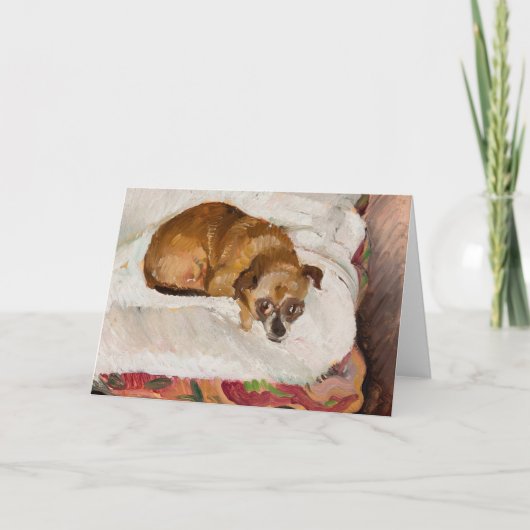 liegende hond | Zygmunt Waliszewski Kaart (Voorkant)