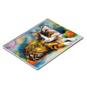 Liegende Katze, Aquarell -  Notitieboek (Linkerzijde)