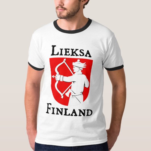 Lieksa, Finland (Suomi) T-shirt (Voorkant)