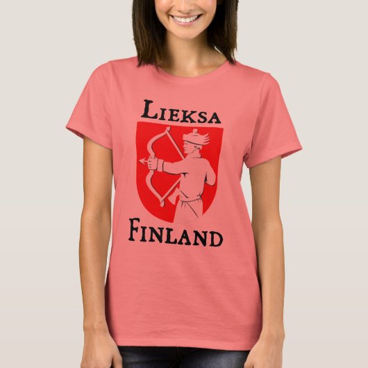 Lieksa, Finland (Suomi) T-shirt (Voorkant)