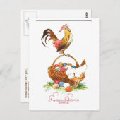 Lieldienu pasta kartina ar pantinu briefkaart (Voorkant / Achterkant)