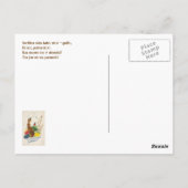 Lieldienu pasta kartina ar pantinu briefkaart (Achterkant)