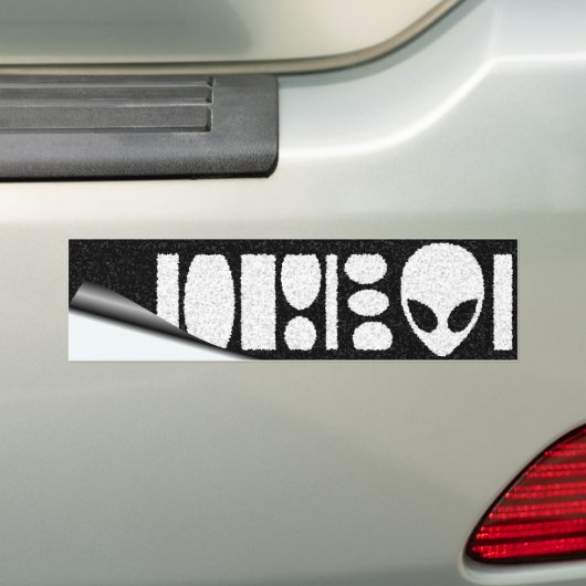 LiEn BARCODE! Bumpersticker (Op auto)