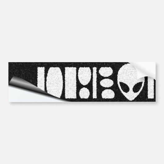 LiEn BARCODE! Bumpersticker (Voorkant)
