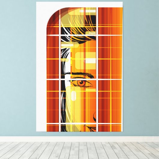 lienzo canvas afdruk (Insitu (Houten vloer))