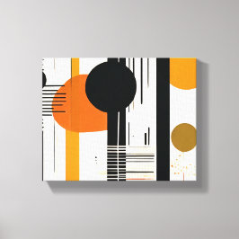 Lienzo círculos abstractos canvas afdruk