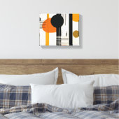 Lienzo círculos abstractos canvas afdruk (Insitu (Slaapkamer))