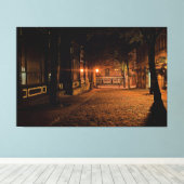 Lienzo Ciudad nocturna  Canvas Afdruk (Insitu (Houten vloer))
