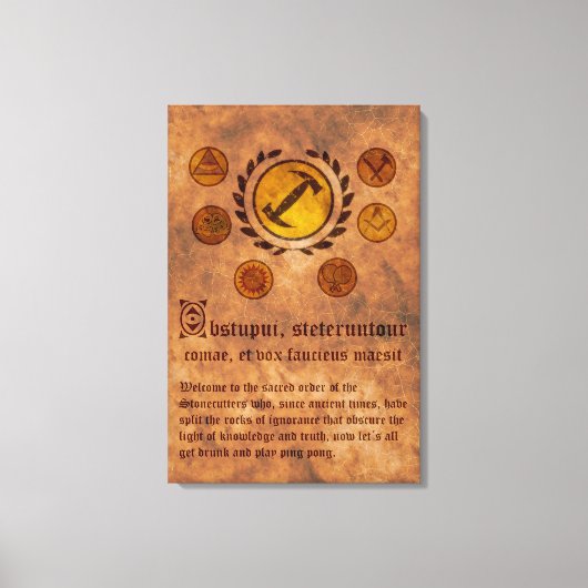 Lienzo Cuadro Los Simpsons Magios stonecutters Canvas Afdruk (Voorkant)