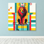 Lienzo David Canvas Afdruk (Insitu (Houten vloer))