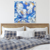 Lienzo De Imitación YHWH יהוה‎- Yud Hei Wav Hei Canvas Afdruk (Insitu (Slaapkamer))