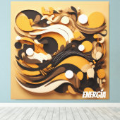 Lienzo Decorativo Biodiversidad Solar Energía Canvas Afdruk (Insitu (Houten vloer))