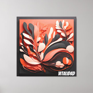 Lienzo Decorativo Biodiversidad Tropical Vitalidad Canvas Afdruk