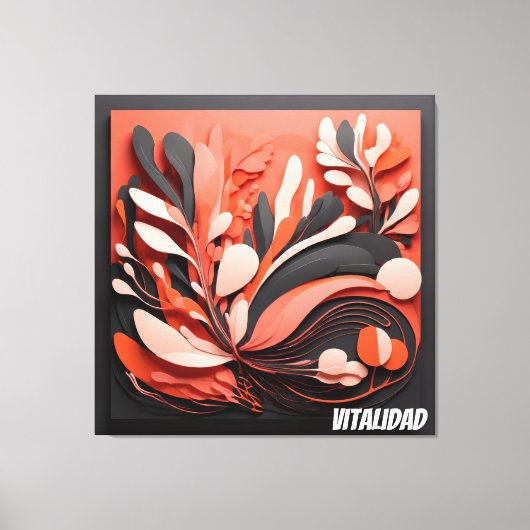 Lienzo Decorativo Biodiversidad Tropical Vitalidad Canvas Afdruk (Voorkant)