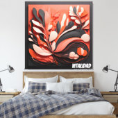 Lienzo Decorativo Biodiversidad Tropical Vitalidad Canvas Afdruk (Insitu (Slaapkamer))