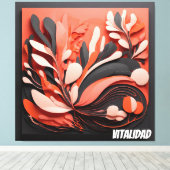 Lienzo Decorativo Biodiversidad Tropical Vitalidad Canvas Afdruk (Insitu (Houten vloer))