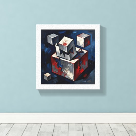 lienzo decorativo canvas afdruk (Insitu (Houten vloer))