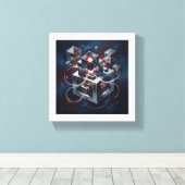 lienzo decorativo canvas afdruk (Insitu (Houten vloer))