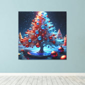 Lienzo Decorativo navidad 1 - 002 Canvas Afdruk (Insitu (Houten vloer))