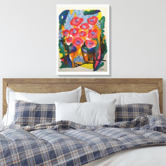 LIENZO IMG SWEETY PINK CANVAS AFDRUK (Insitu (Slaapkamer))