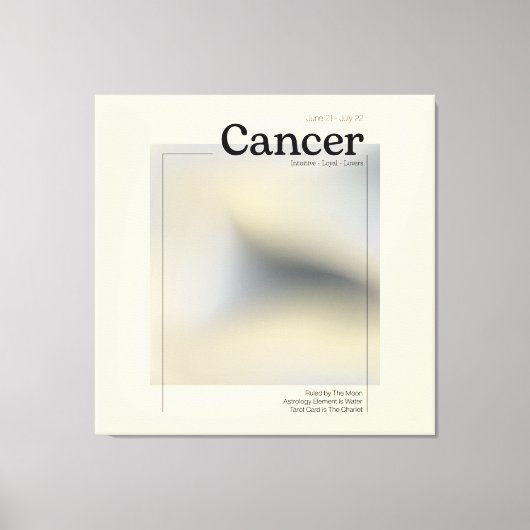 Lienzo Póster miaco Cancer Canvas Afdruk (Voorkant)