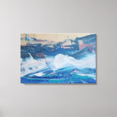 Lienzo Print Coast Yellow Monticelli Art (Voorkant)