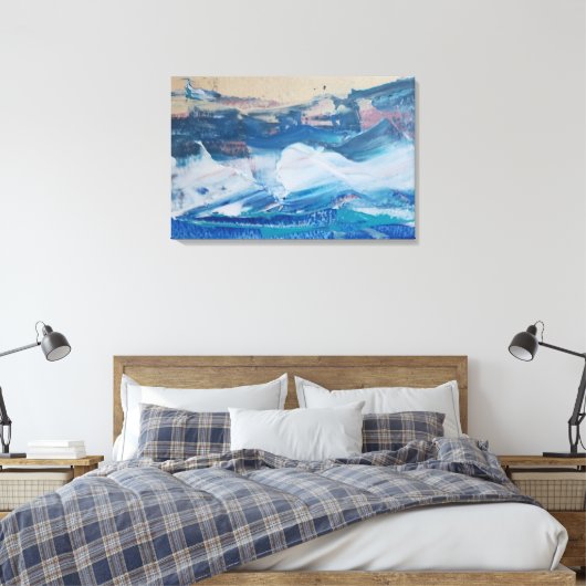 Lienzo Print Coast Yellow Monticelli Art (Insitu (Slaapkamer))
