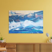 Lienzo Print Coast Yellow Monticelli Art (Insitu (Woonkamer))