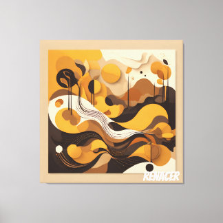 Lienzo Solar Renacer y Naturaleza Canvas Afdruk