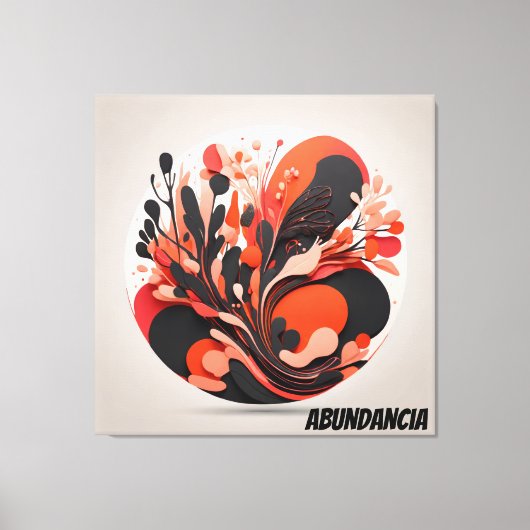 Lienzo Tropical Abundancia y Naturaleza Canvas Afdruk (Voorkant)