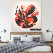 Lienzo Tropical Abundancia y Naturaleza Canvas Afdruk (Insitu (Slaapkamer))