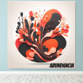 Lienzo Tropical Abundancia y Naturaleza Canvas Afdruk (Insitu (Houten vloer))