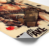 Lienzo vintag art strong artbook poster (Hoek)