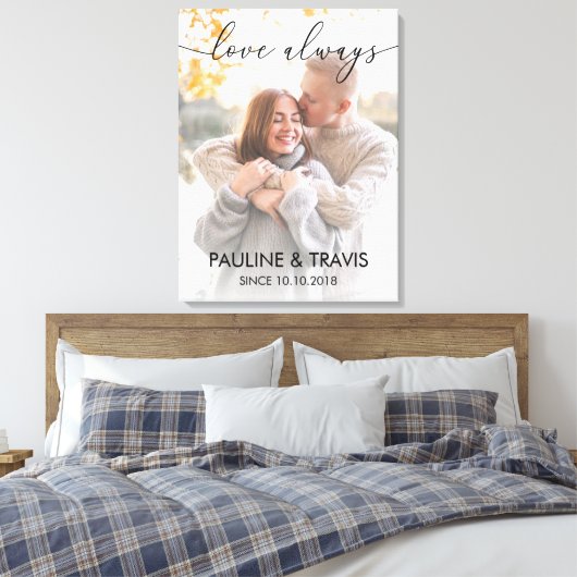 Lienzo Welcome sign wedding modern text Canvas Afdruk (Insitu (Slaapkamer))