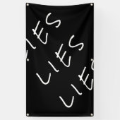 Lies Lies Banner (Verticaal)