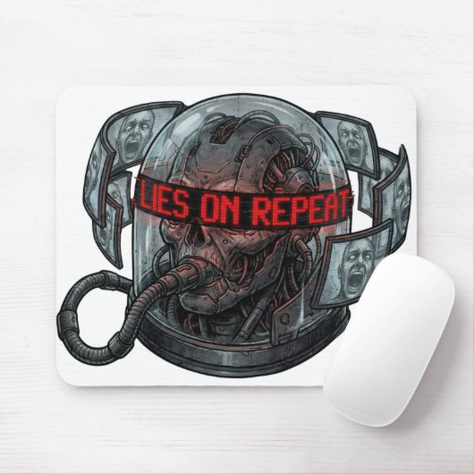Lies On Repeat – Dystopian Propaganda Brainwash Muismat (Met muis)