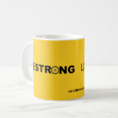 LIESTRONG - Lance Armstrong Koffiemok (Voorkant links)