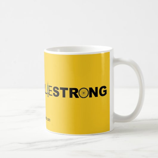 LIESTRONG - Lance Armstrong Koffiemok (Rechts)