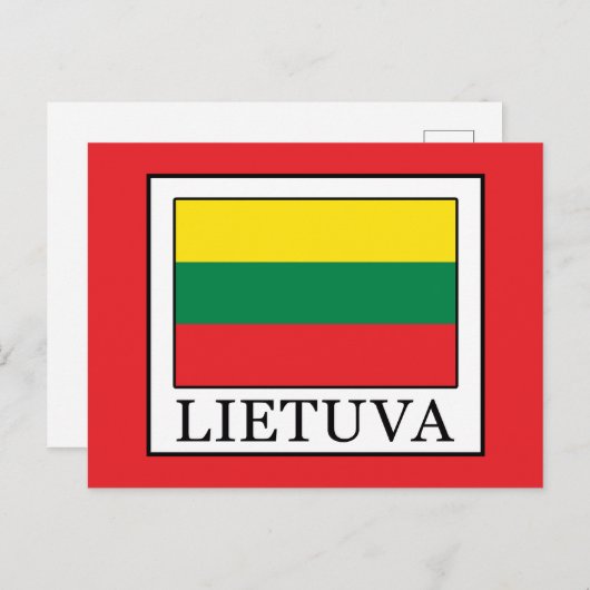 Lietuva Briefkaart (Voorkant / Achterkant)