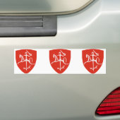 Lietuva Bumpersticker (Op auto)