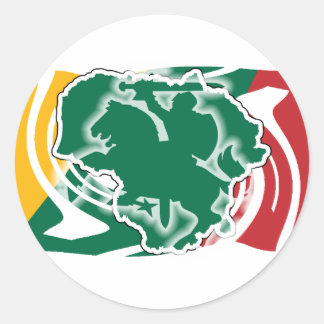 Lietuva geschenken ronde sticker