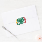 Lietuva geschenken ronde sticker (Envelop)