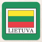 Lietuva Kartonnen Onderzetters (Voorkant)