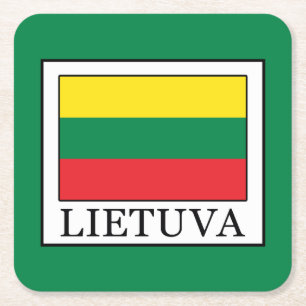 Lietuva Kartonnen Onderzetters