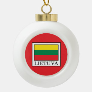 Lietuva Keramische Bal Ornament