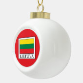 Lietuva Keramische Bal Ornament (Rechts)