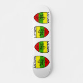Lietuva, Letland, symbool latvija Persoonlijk Skateboard (Voorkant)