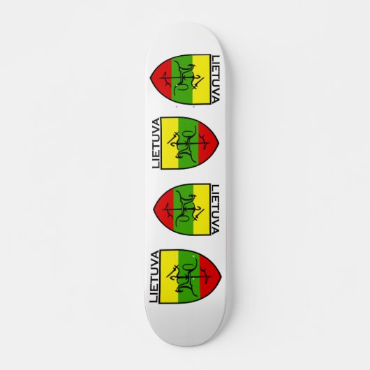 Lietuva, Letland, symbool latvija Persoonlijk Skateboard (Voorkant)