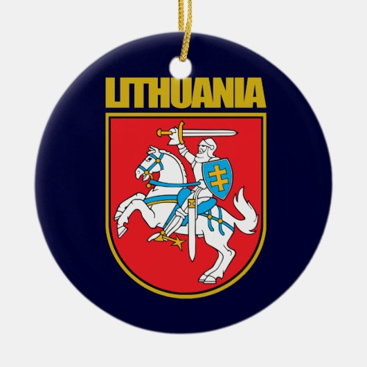 Lietuva (Litouwen) COA Keramisch Ornament (Voorkant)