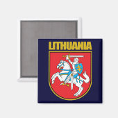 Lietuva (Litouwen) COA Magneet (Voorkant / Achterkant)